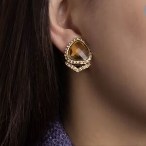 Monet Vintage Clip-On Earrings